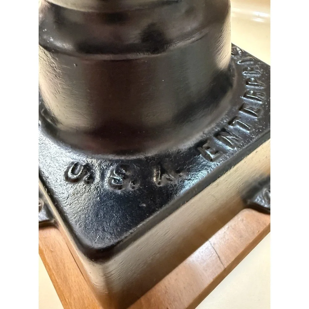 Antique Iron Enterprise MFG Co. Philadelphia No. 1 Coffee Grinder Working Cond.